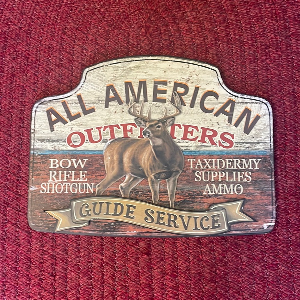 wooden sign